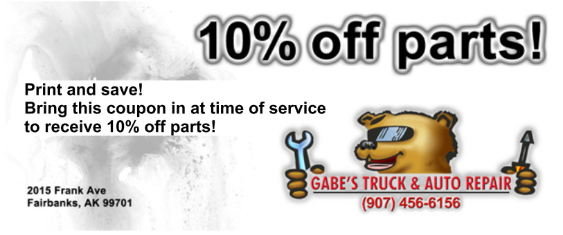 Specials | Gabe's Truck and Auto Repair